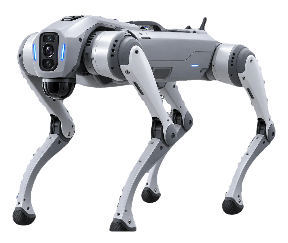 Quadruped robot: goes where wheels give up